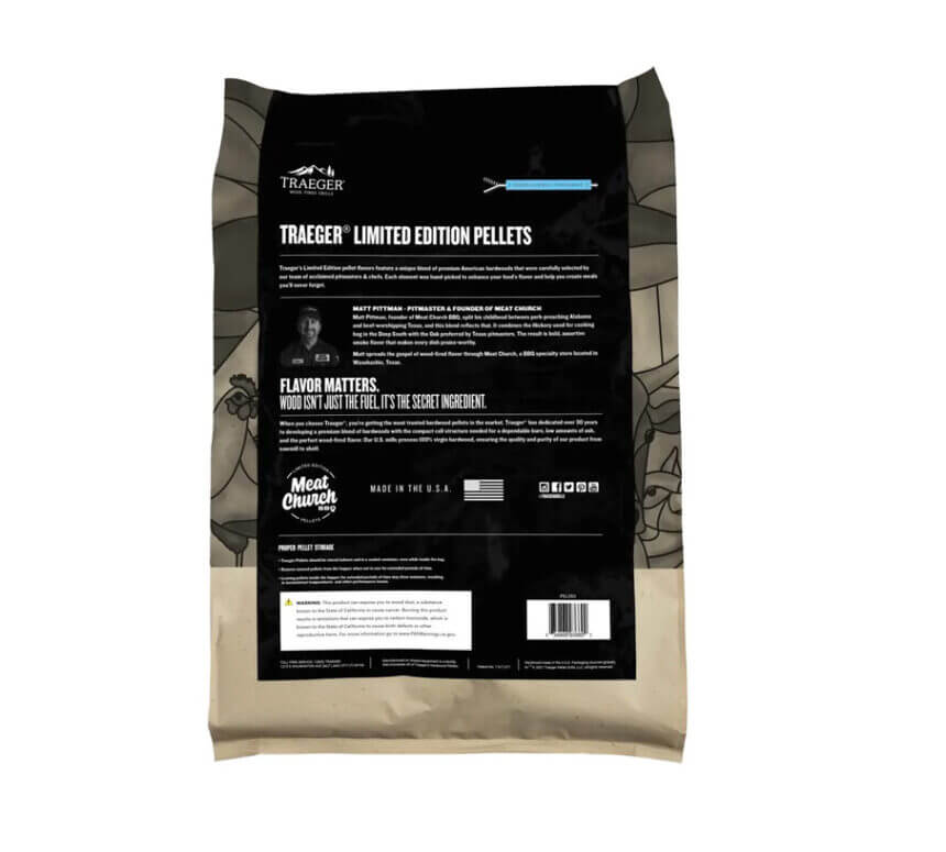 Meat Church Pellets för Traeger grills Born bbq & kök