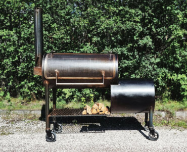 Born BBQ Offset Smoker from side