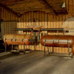 Primitive Pits 250 gallon offset smoker
