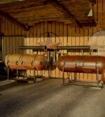 Primitive Pits 250 gallon offset smoker